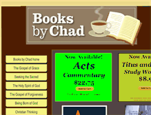 Tablet Screenshot of booksbychad.com